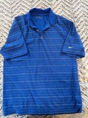 Nike Royal Blue Performance Golf Polo